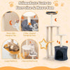 Plush Cat Activity Center Cat Tree Large Cat Climbing Stand Condo Furniture