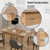 110-150cm Extendable Dining Table Modern Large Kitchen Table up to 8 People Wood