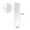 1.2M Long Wall Mount Bedroom Hallway Living Room Full Length Mirror Resin Framed