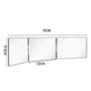3 Way Mirror System 360° For Self Hair Cut DIY Tool 3-Colour Dimmable LED Light