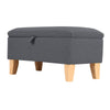 Modern Fabric Storage Footstool Ottoman Chair Pouffe Stool Bench Seater Toy Box