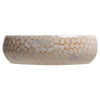 Marble Effect Bathroom Vanity Countertop Wash Basin Oval Ceramic Washing Sink