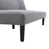 Grey Fabric 3 Seater Sofa Bed Recliner Sleeper Sofa Living Guest Room Sofabed