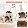 Bubble Tea Cat Tree Tower Cat Condo w/ Scratching Post Kitten Activity Center