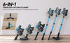 Upright 6 in1 Handstick Cordless Vacuum Cleaner Hoover for Floor/Carpet/Pet Hair