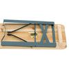2PCS Wooden Folding Beer Bench Set Outdoor Picnic Dining Party Trestle Chairs UK