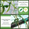 Foldable Trellis Garden Climbing Plant Support w/Adjustable Auxiliary Clips