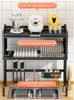 Space Saving Over The Sink Dish Drying Rack with Cover 2 Tier Dish Drainer Ddwcn