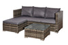 Corner Sofa L-Shaped Rattan Set 4 Seater Indoor/Outdoor Garden Furniture Patio