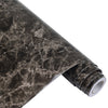 Coffee Marble Textured Countertop Adhesive Sticker Table Wall Cabinet Wallpaper