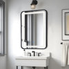 Bathroom Dimmable LED Mirror Anti-Fog Shaving Vanity Mirror with Touch Switch