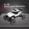 Remote Control Silver Monster Truck Big Wheel RC Cars Electric Car 4WD Kid Toy