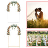 Wedding Square/Round/Arched Door Backdrop Stand Flowers Display Frame Metal Rack