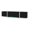 TV Stand 170 cm Black TV Unit Cabinet with Door Drawer Storage High Gloss Front