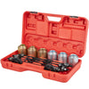 Press and Pull Sleeve Kit Bush Bearing Removal Kit 26PCS 45# Steel w/Case