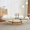 Rocking Chair Modern Armchair with Backrest & Footrest for Living Room, Bedroom