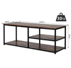 Industrial Style TV Cabinet Media Storage Unit Stand Vintage Retro Console Table