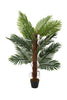 120cm Artificial Palm Tree Potted Green Plant Decor Houseplant in Pot In/Outdoor