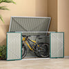 Lockable Metal Garden Wheelie Bin Storage Cabinet Bicycle Bike Shed Storage Tool