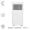 Portable Air Conditioner 7000 BTU Dehumidifier Sleep Timer Eco-Friendly Casters