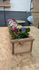 ✅LARGE Garden Wooden Planter Trough Veg Wood Flower Box READY MADE - Nut Brown✅