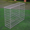 Gabion Stone Landscape Welded Cage Garden Fence Wire Gabions Basket -100x80x30cm