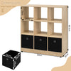 9 Cube Storage Unit Bookcase Wooden Storage Cabinets Book Shelf Display Unit