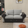 Upholstered Fabric 2 3 Seater Sofa Suite Couch Settee Set Padded Seat Furniture