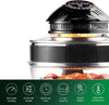 Emperial 17L Digital Halogen Convection Oven Cooker Air Fryer Hinged Lid Black