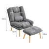 Recliner Armchair Lounger Napping Sleeper Sofa Chair with Footstool