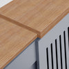 Modern Radiator Cover Small Large Wall Cabinet MDF Slats Wood Grill Furniture