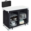 Portable Camping Kitchen Table Picnic Folding Cupboard Party Outdoor Garden BBQ