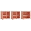 Outdoor Kitchen Cabinets 3 pcs Solid Wood Douglas