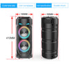 Bluetooth Party Speaker Heavy Bass Stereo Subwoofer Party RGB Karaoke Speaker UK