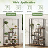 6-tier Tall Plant Stand 180cm Metal Indoor Corner Plant Shelf Display Rack
