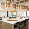 Luxury Crystal LED Ceiling Light Living Room Accent Chandelier Lamp Easy Install