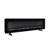 50inch Electric Wall Mounted LED Fireplace Wall Into Fire Freestand with Crystal