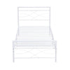 Simple Budget metal bed Single bed Frame w/Mattresses Option Bedroom Furniture
