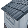 Weatherproof Large Pet House Plastic Dog Kennel Outdoor Animal Shelter UK