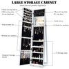 3-in-1 Jewelry Cabinet Full-Length Mirrored Jewelry Armoire Storage Organizer