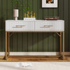 Console Side Display Table with 2 Drawers Hallway Entryway Living Room Furniture