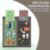 Outdoor Double Bin Trash Can 235L Large Capacity Waste Bin w/ Liquid Tray