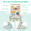 Toddlers Push Toy Montessori Walker Toy with Wheels-Green