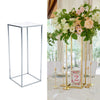 Gold/Silver Tall Wedding Metal Flower Stand Pedestal Centrepiece 60,80,100cm