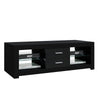 Modern 120cm TV Unit Cabinet Stand 2 Drawer High Gloss Front with RGB LED Lights