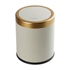 12L Modern Stripped Round Rubbish Waste Bins Dustbin Press Top Lid Bin Trash Can