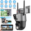 32G 4K IP Camera PTZ Wifi Camera Dual Lens Security Home Cam Video Surveillance