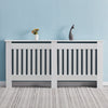 172cm Large White Radiator Cover Modern Traditional Wood Grill Cabinet Furniture