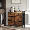 Vintage Chest of Drawers 6 Storage Drawers Bedroom Furniture Bedside Table