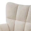 Modern Linen/Teddy Fleece Rocking Accent Chair Upholstere Glider Rocker Armchair